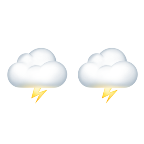🌩🌩 Emoji Domain iOS rendering